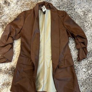 NWT Ventti Brown Women's Blazer